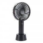 Wholesale Portable USB Rechargeable Handheld 3 Speed Strong Wind Electric Small Mini Cooling Fan (Black)